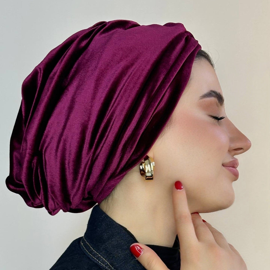 Cross Velvet Turban