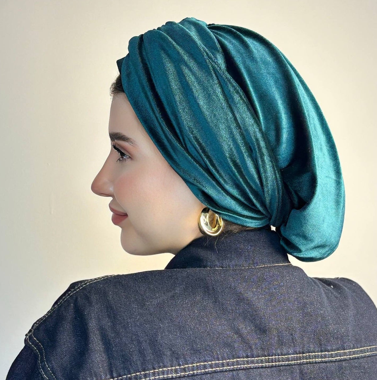 Cross Velvet Turban