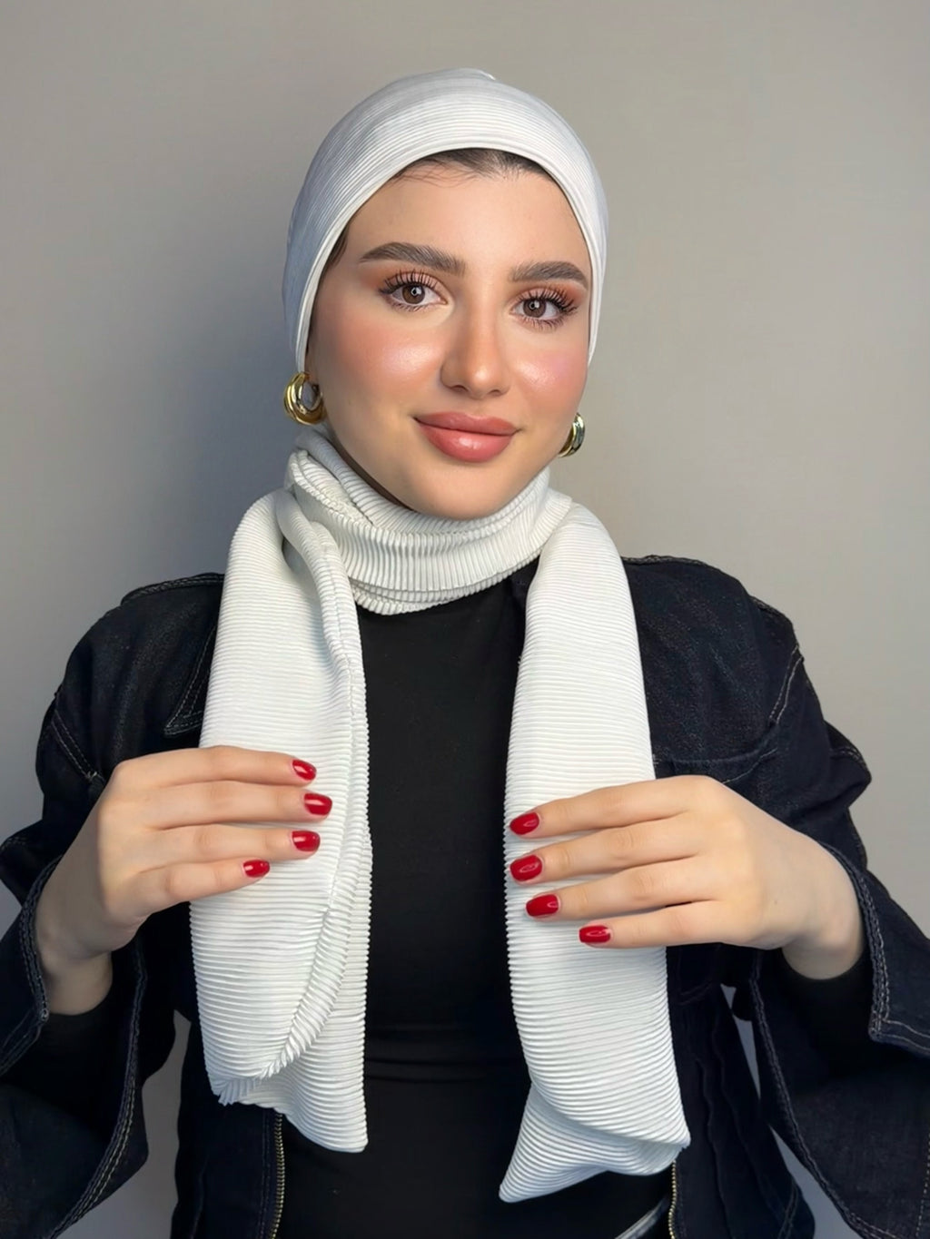 Long Pleated Turban