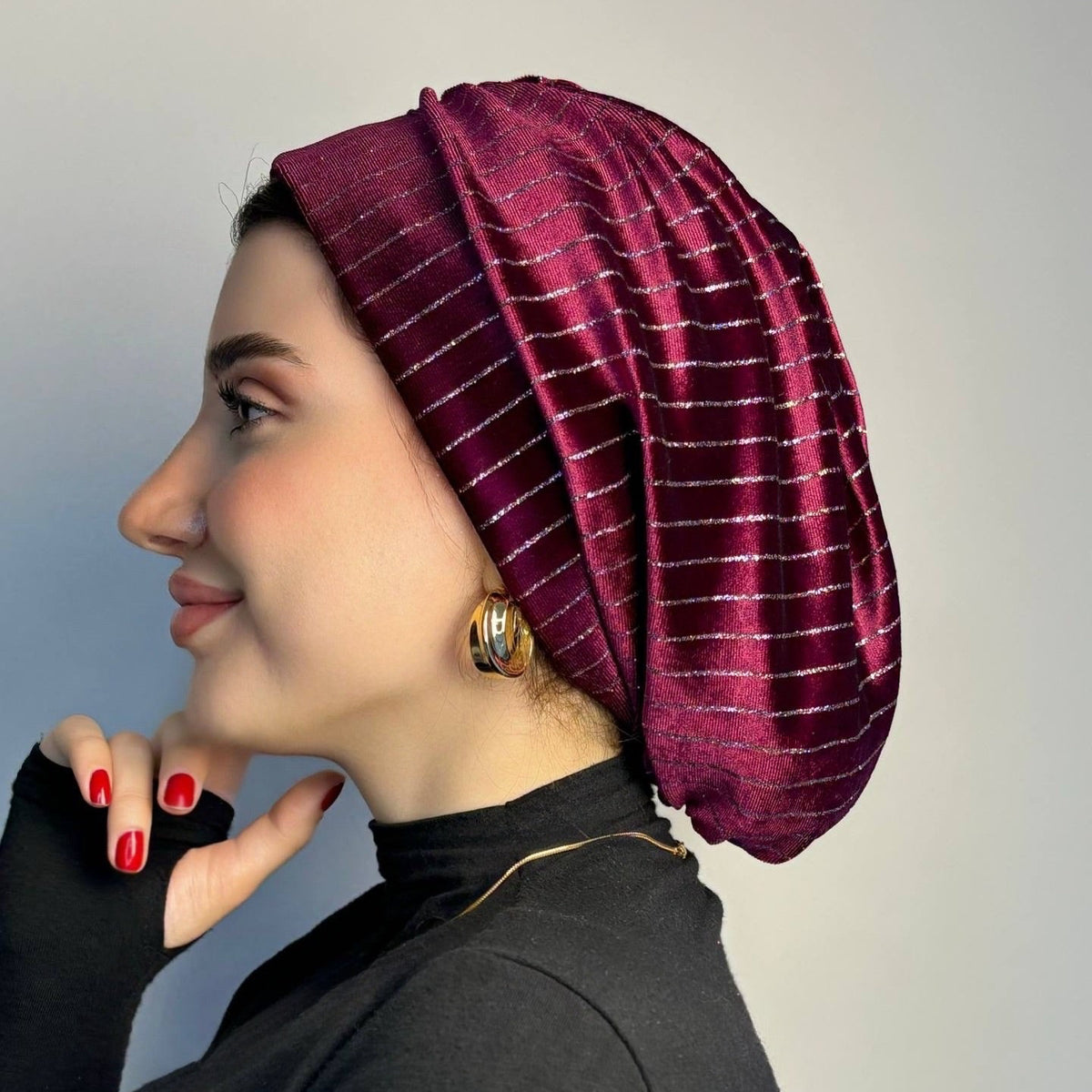 Glow Velvet Turban