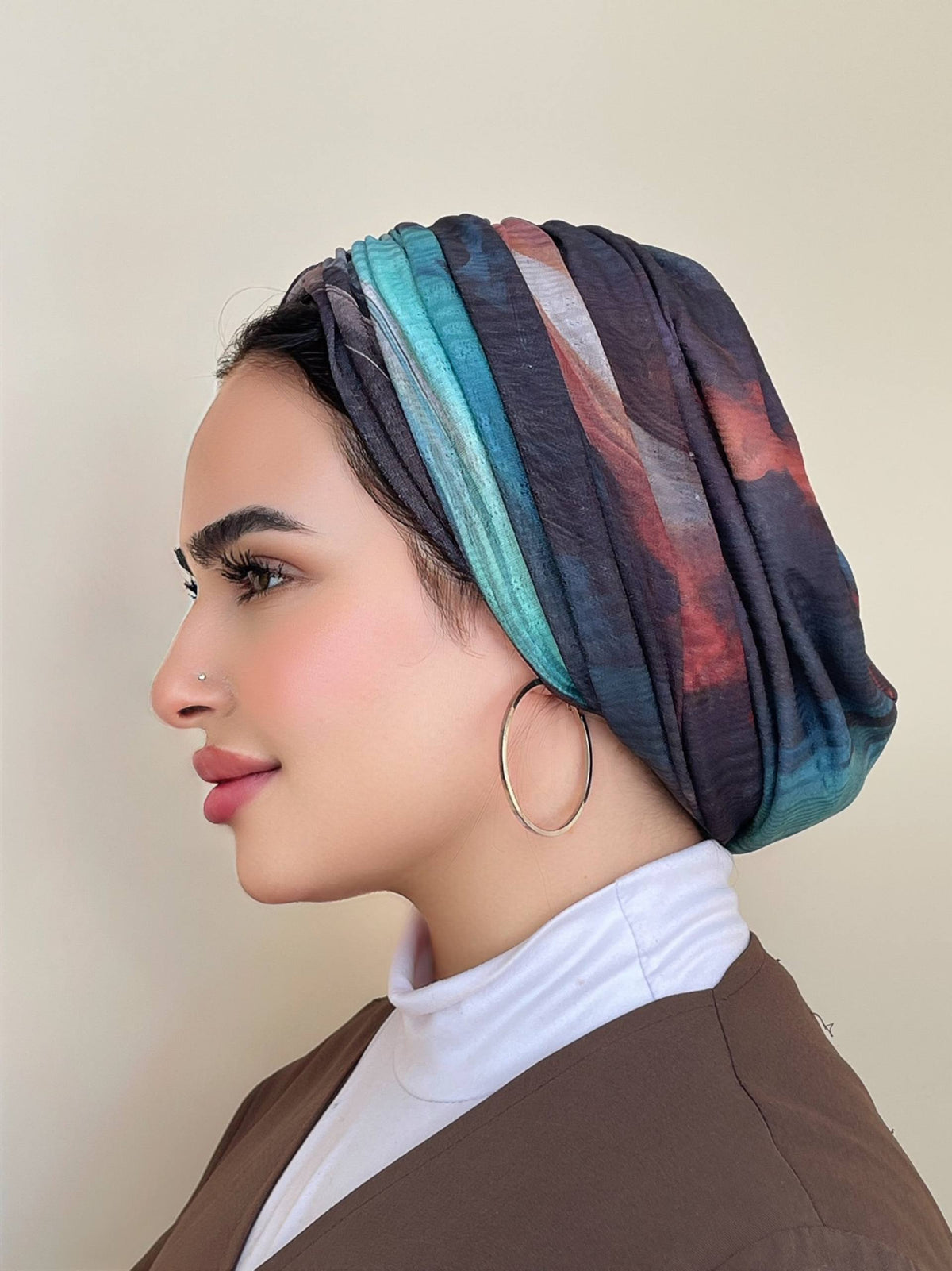 Printed Cashmere Turban