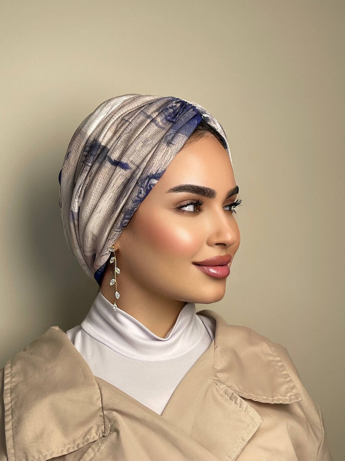 Printed Cashmere Turban
