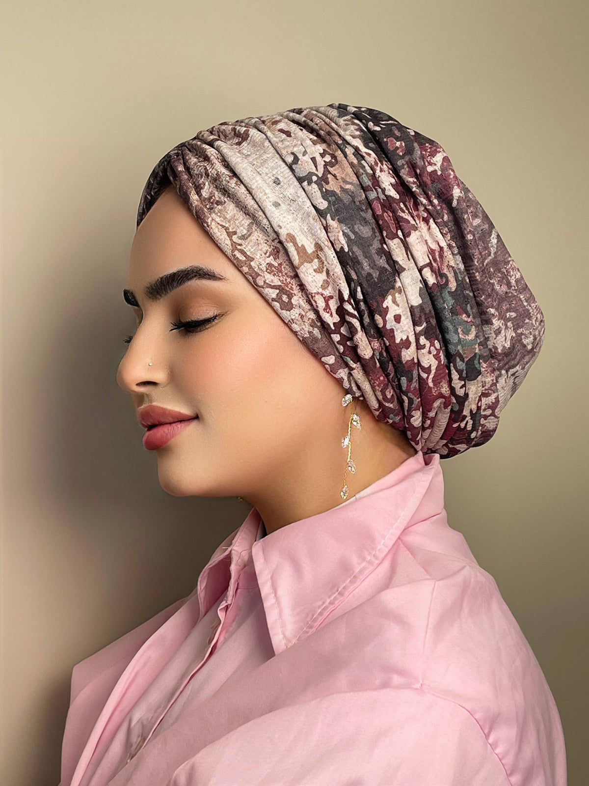 Printed Cashmere Turban