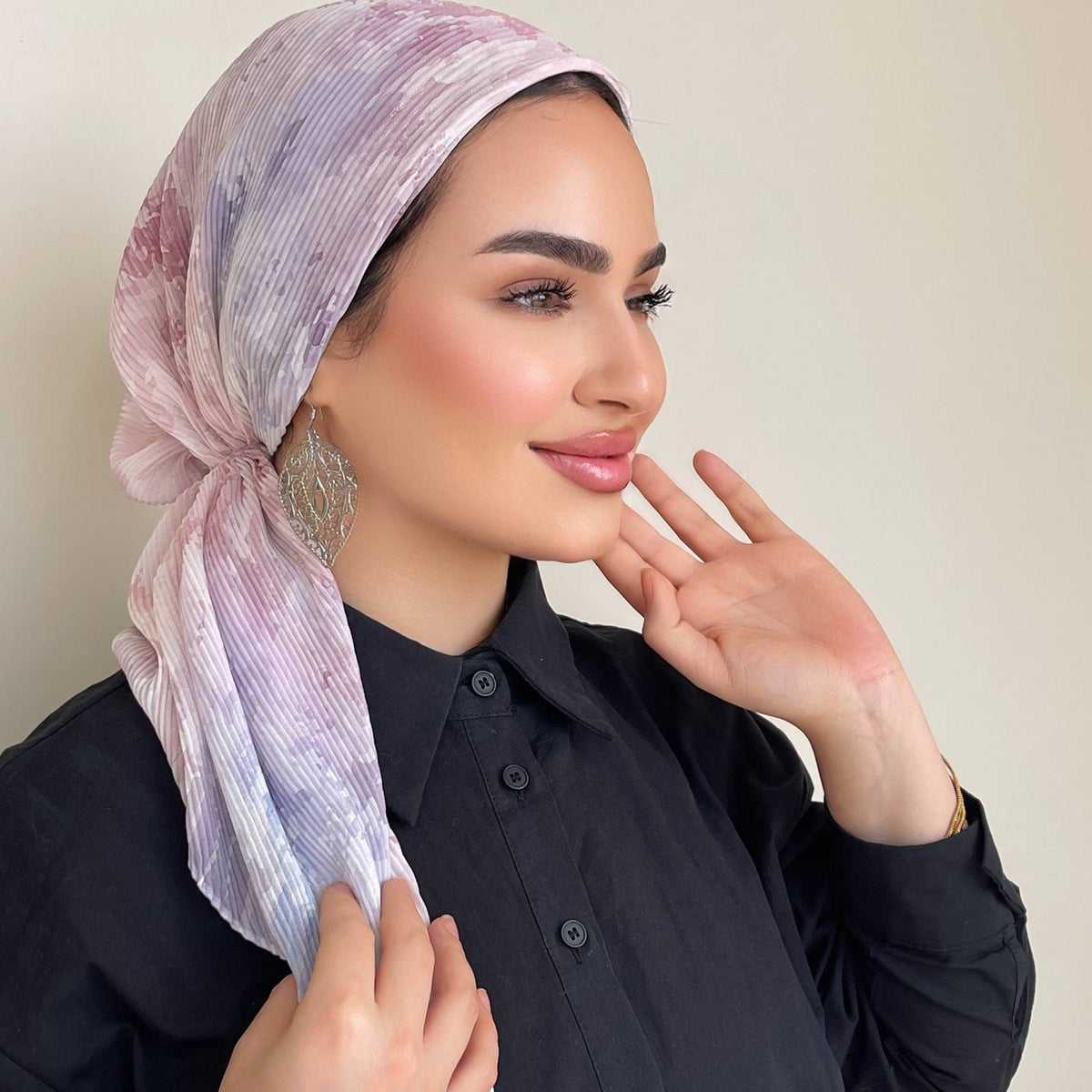 Printed Floral Turban