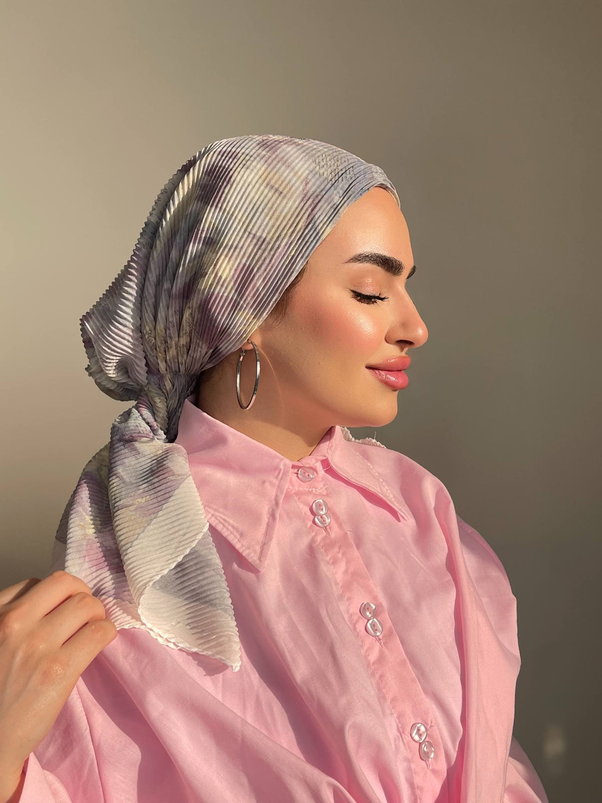 Printed Floral Turban