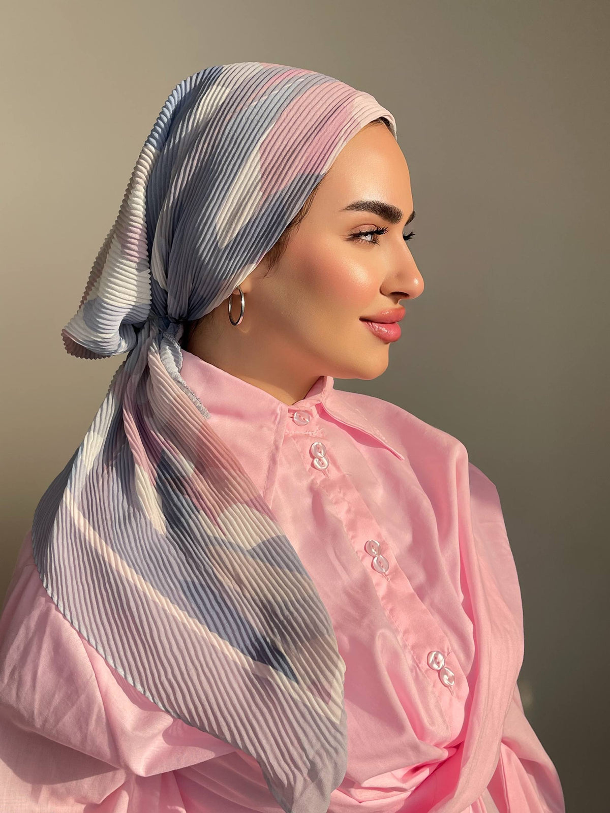 Printed Floral Turban