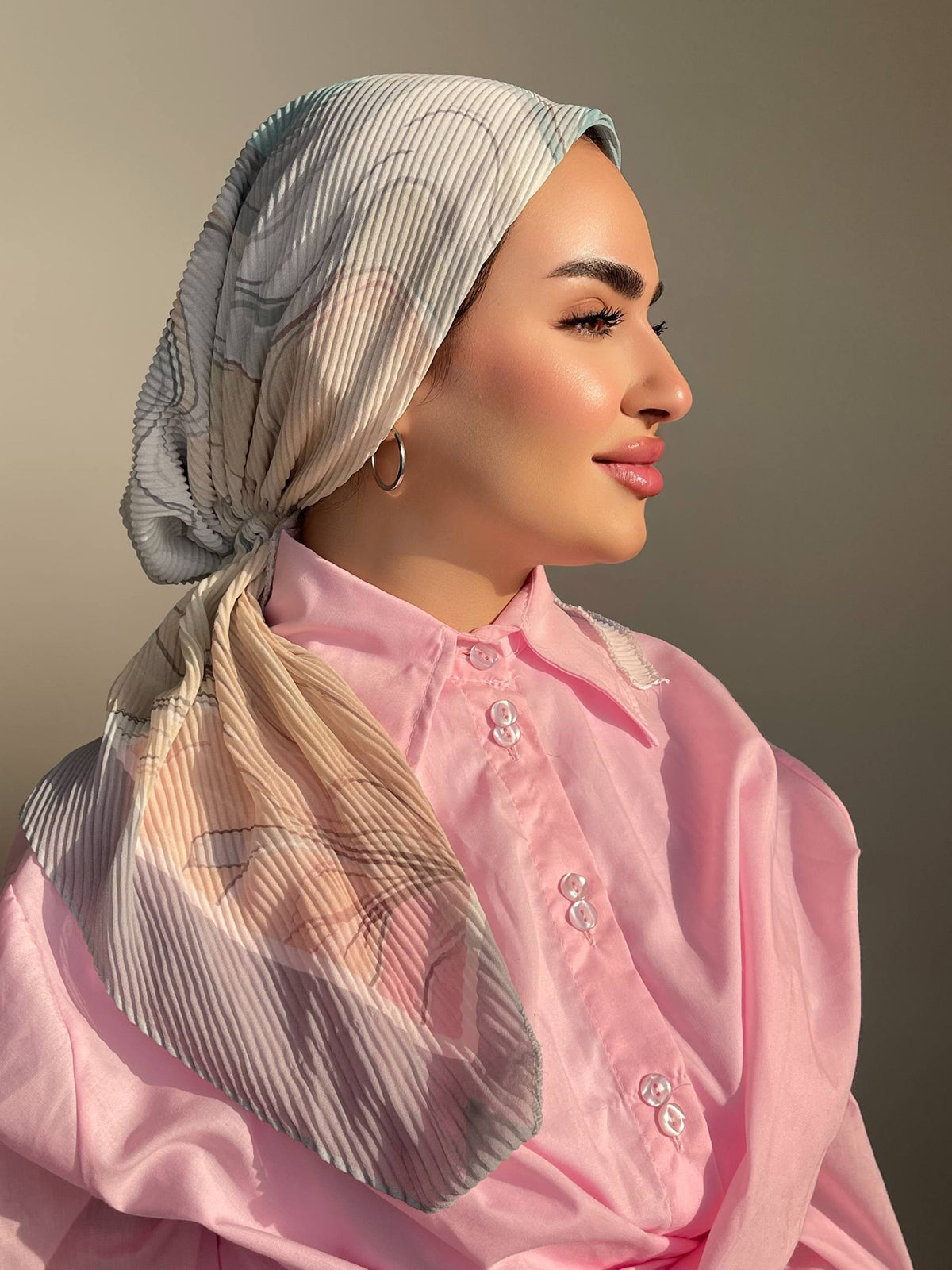 Printed Floral Turban