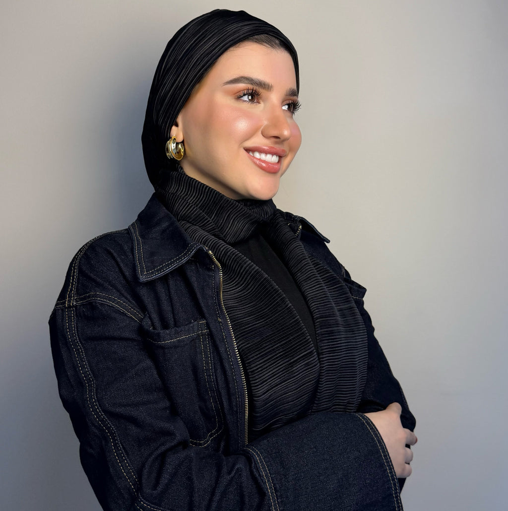 Long Pleated Turban