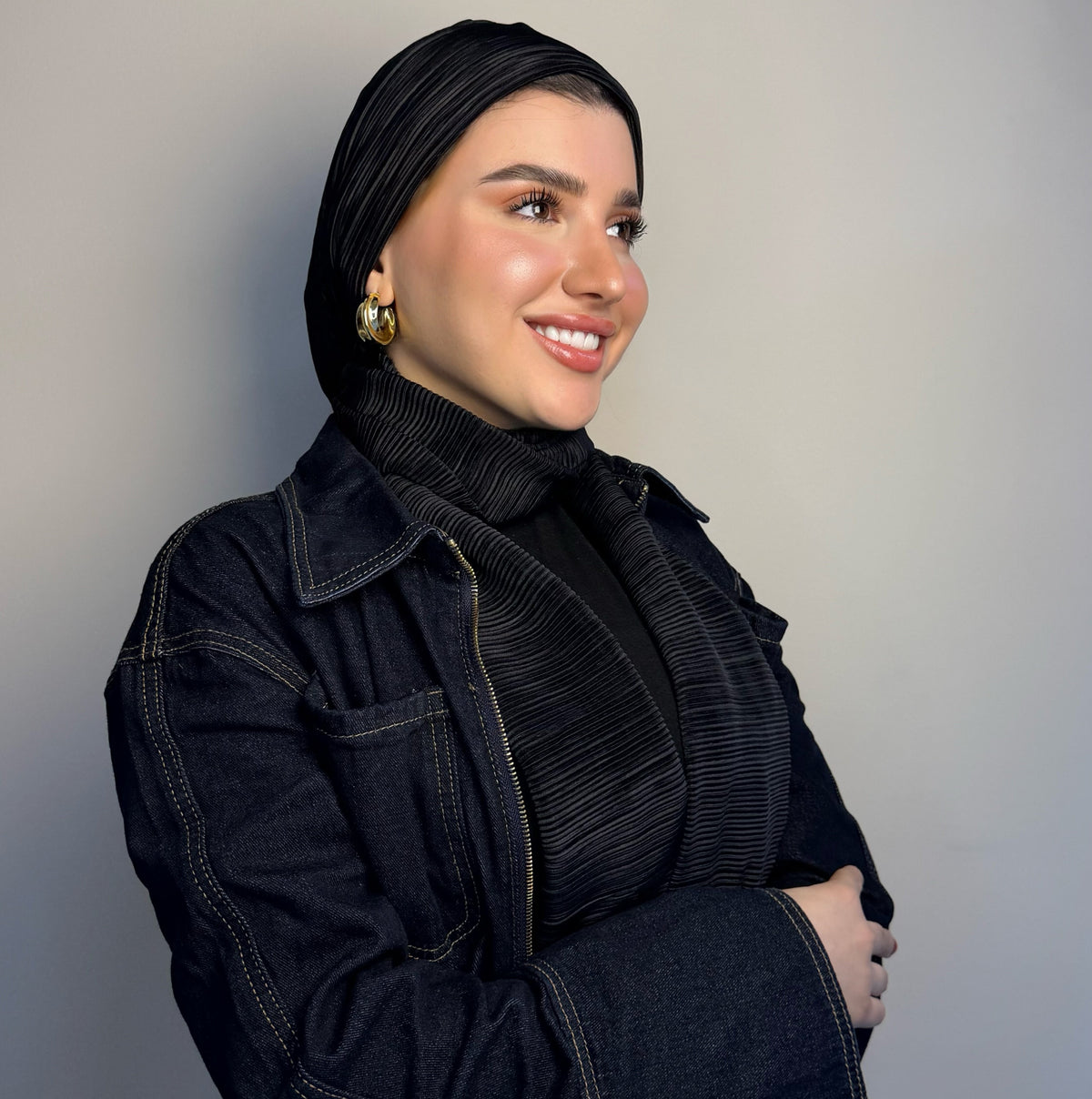 Long Pleated Turban