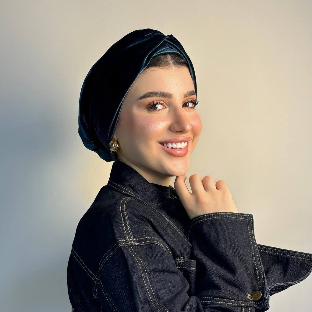 Cross Velvet Turban