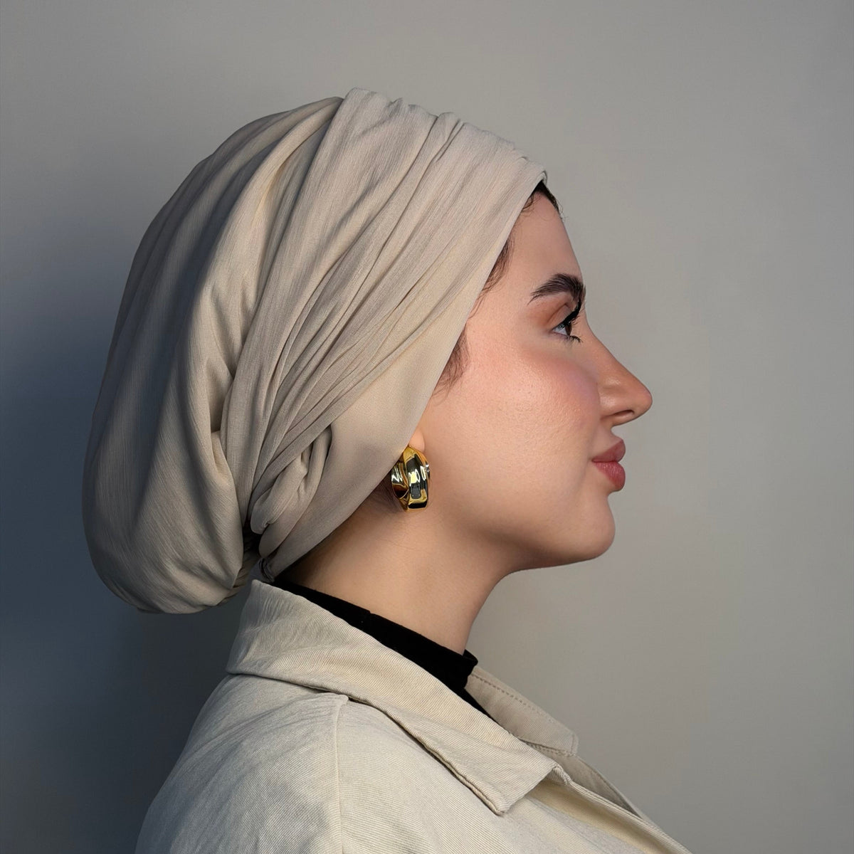 2in1 Chiffon Turban