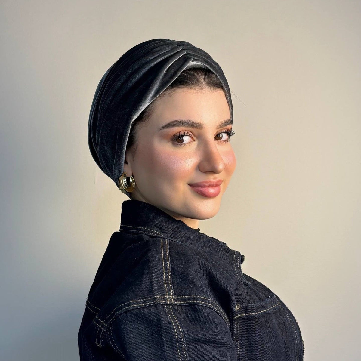 Cross Velvet Turban