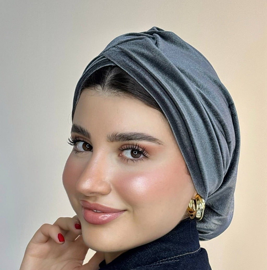 Cross Velvet Turban