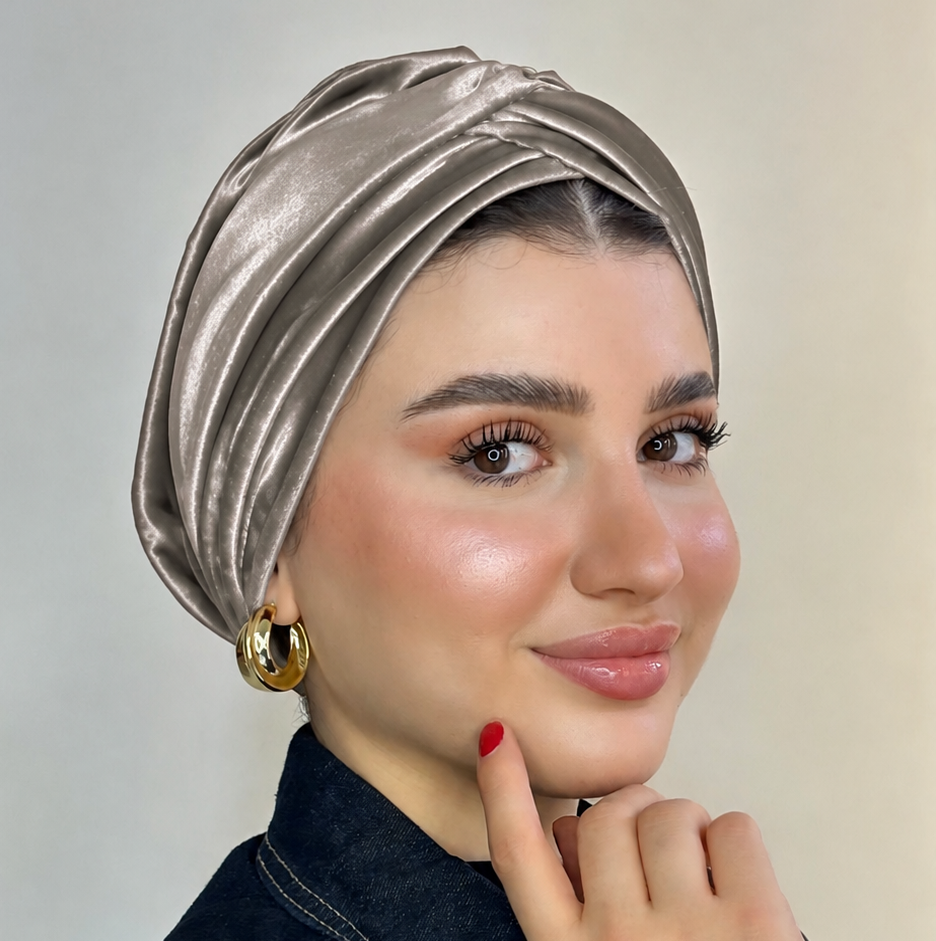 Cross Velvet Turban
