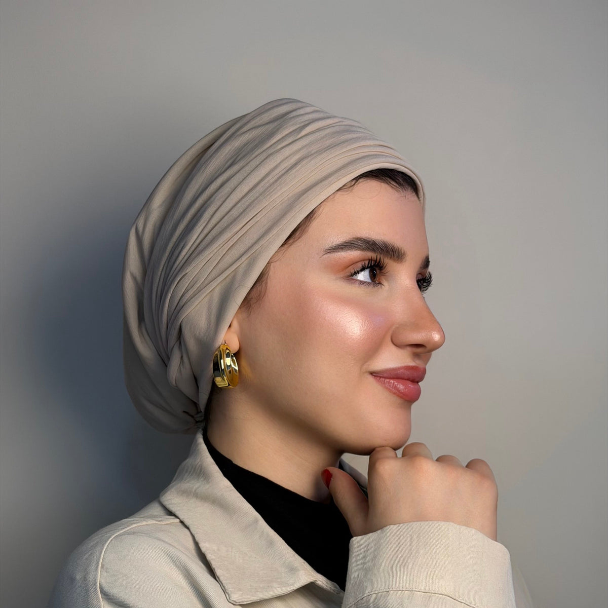 2in1 Chiffon Turban