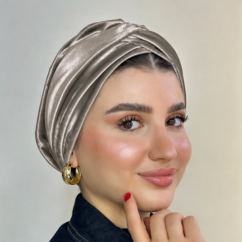 Cross Velvet Turban